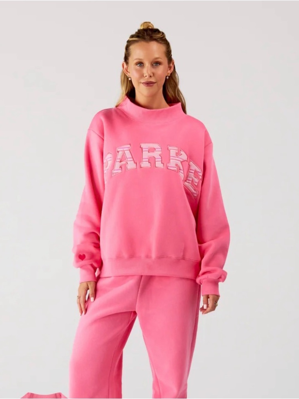 Parke Pink Aid Mockneck